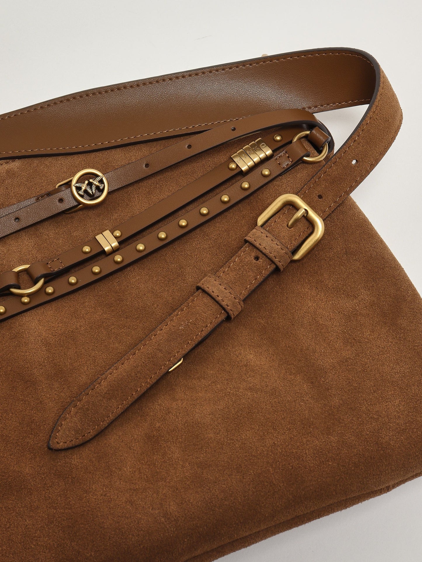 Pinko Borsa donna Belt Bag Big Suede in pelle scamosciata | Dimensioni: 40 x 25 x 3 cm 100% pelle