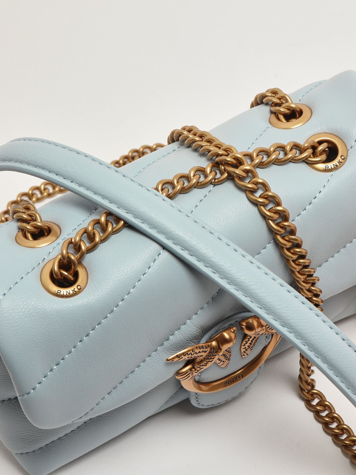 Pinko Borsa donna Love Puff Baby CL in pelle - Dimensioni: 17,5 x 12 x 6 cm 100% pelle