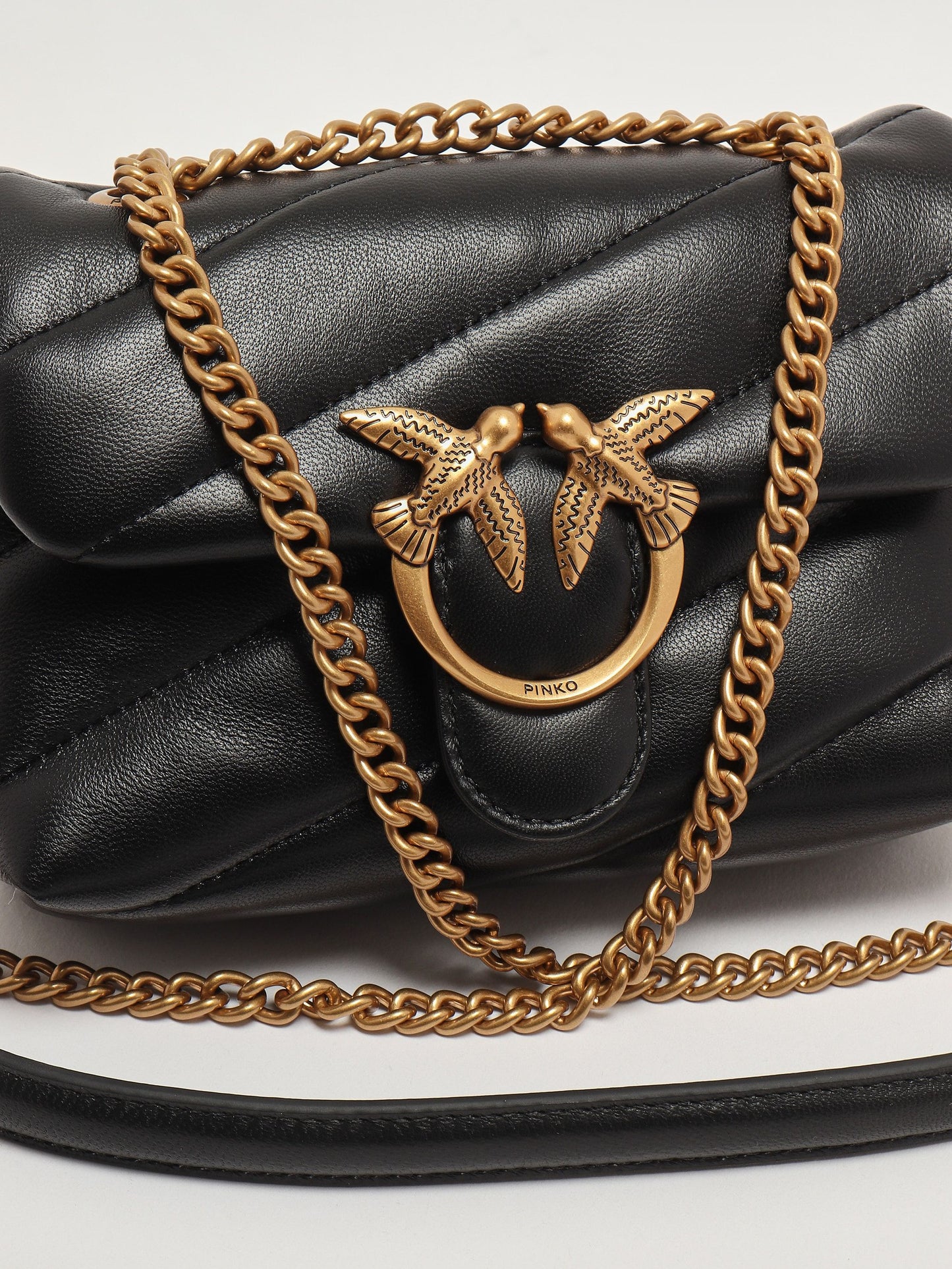 Pinko Borsa donna Love Puff Baby CL in pelle - Dimensioni: 17,5 x 12 x 6 cm 100% pelle