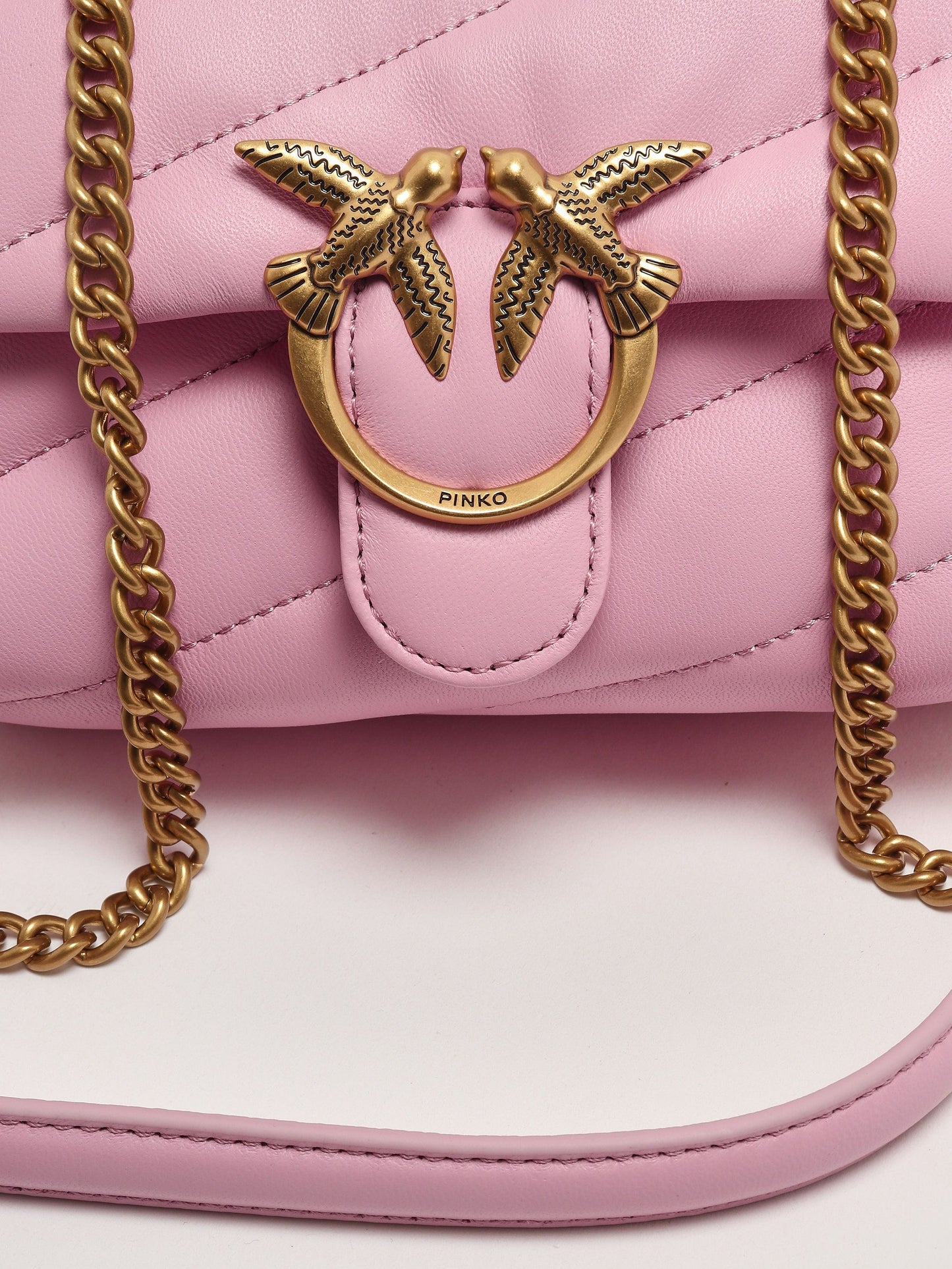 Pinko Borsa donna Love Puff Baby CL in pelle - Dimensioni: 17,5 x 12 x 6 cm 100% pelle