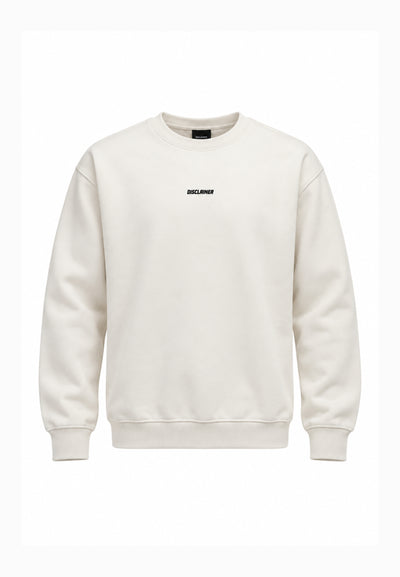 Disclaimer FELPA PANNA CON MINI LOGO DAVANTI E MAXI LOGO RETRO Bambini e ragazzi 26IDK59100.PANNA_