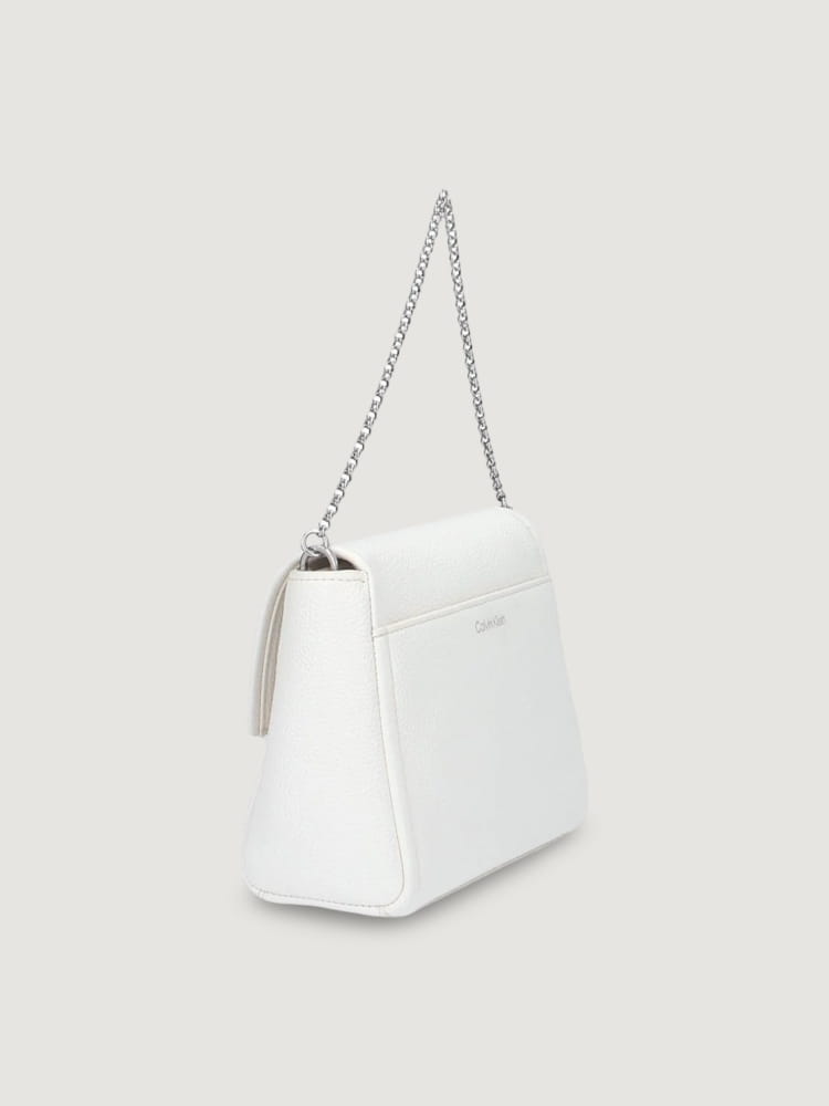 Calvin Klein borsa bianca donna mini logo | Misure: 17 x 20 x 10 cm