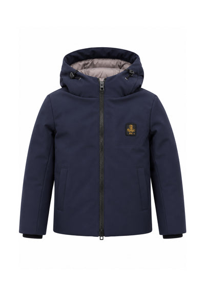 REFRIGIWEAR GIUBBOTTO BLU IN SOFTSHELL CON CAPPUCCIO Bambini e ragazzi R2152CW26_