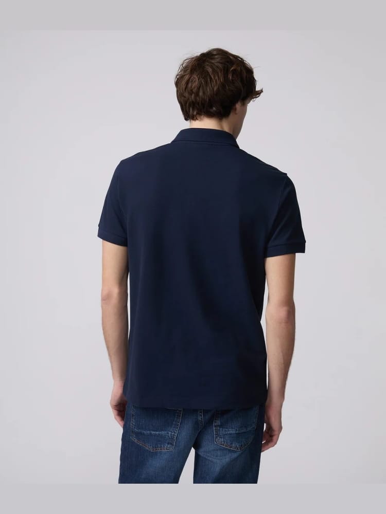 Refrigiwear polo blu navy uomo mini logo