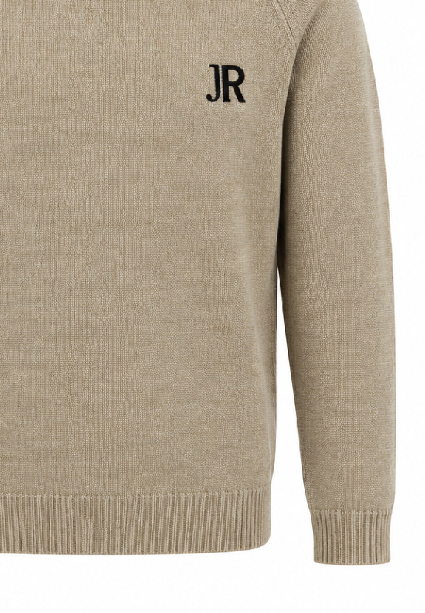 John Richmond maglia BEIGE CON LOGO JR BIANCO RICAMATO E STRISCE SUL RETRO Bambini e ragazzi rba26046ma.beige_