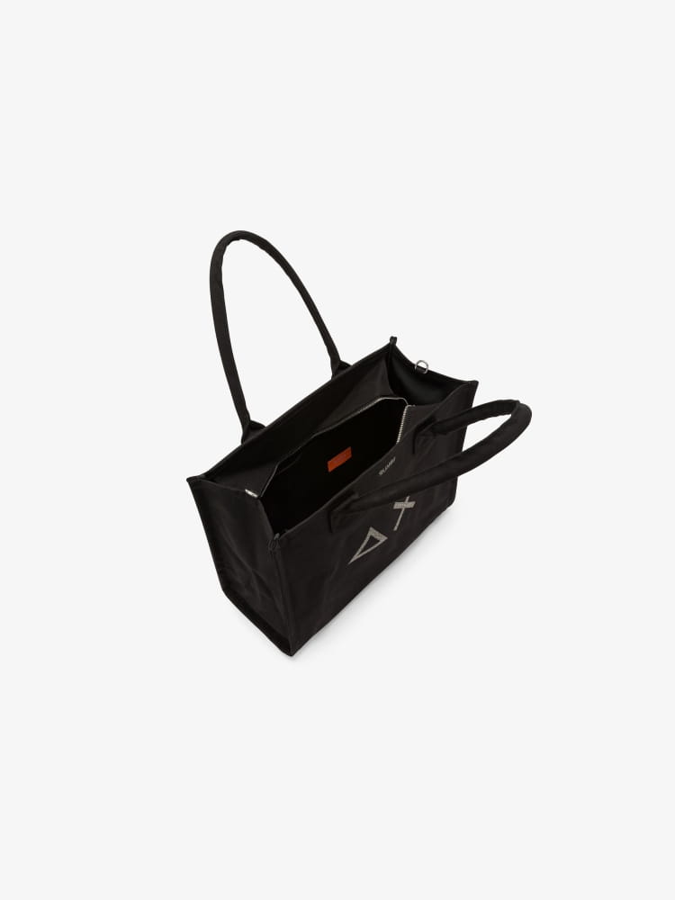 Sun68 borsa nera donna maxi logo