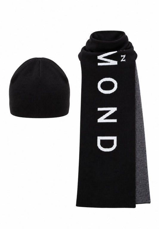 John Richmond set cappello e sciarpa nero Bambini e ragazzi rba26017hs.ne_