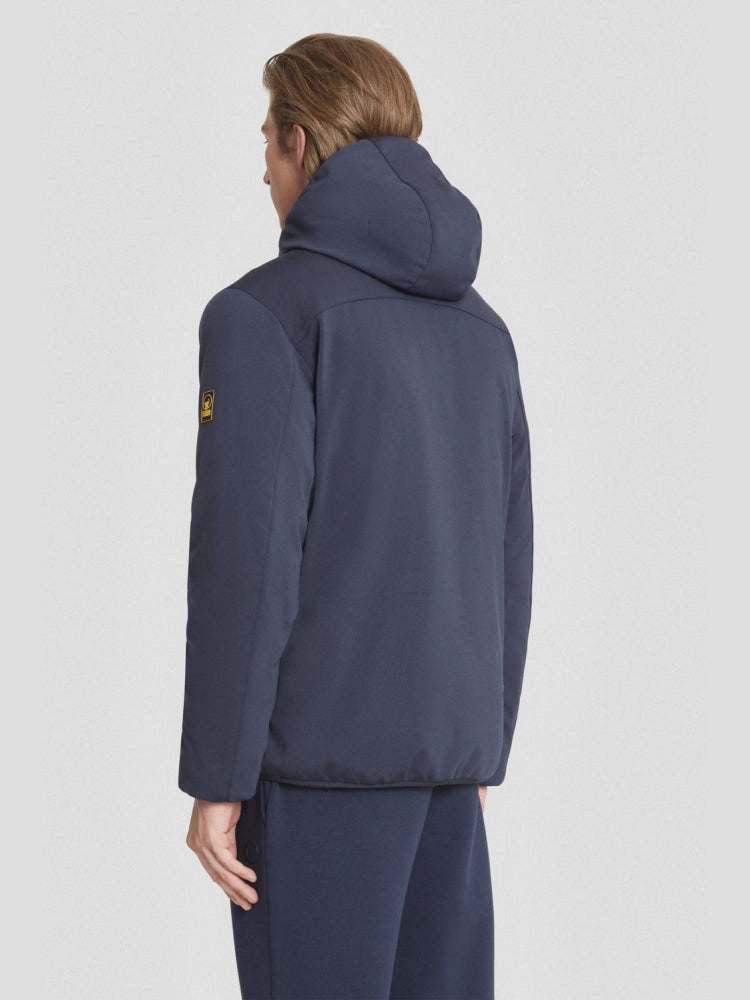 Ciesse Piumini giubbotto blu navy uomo corto con cappuccio