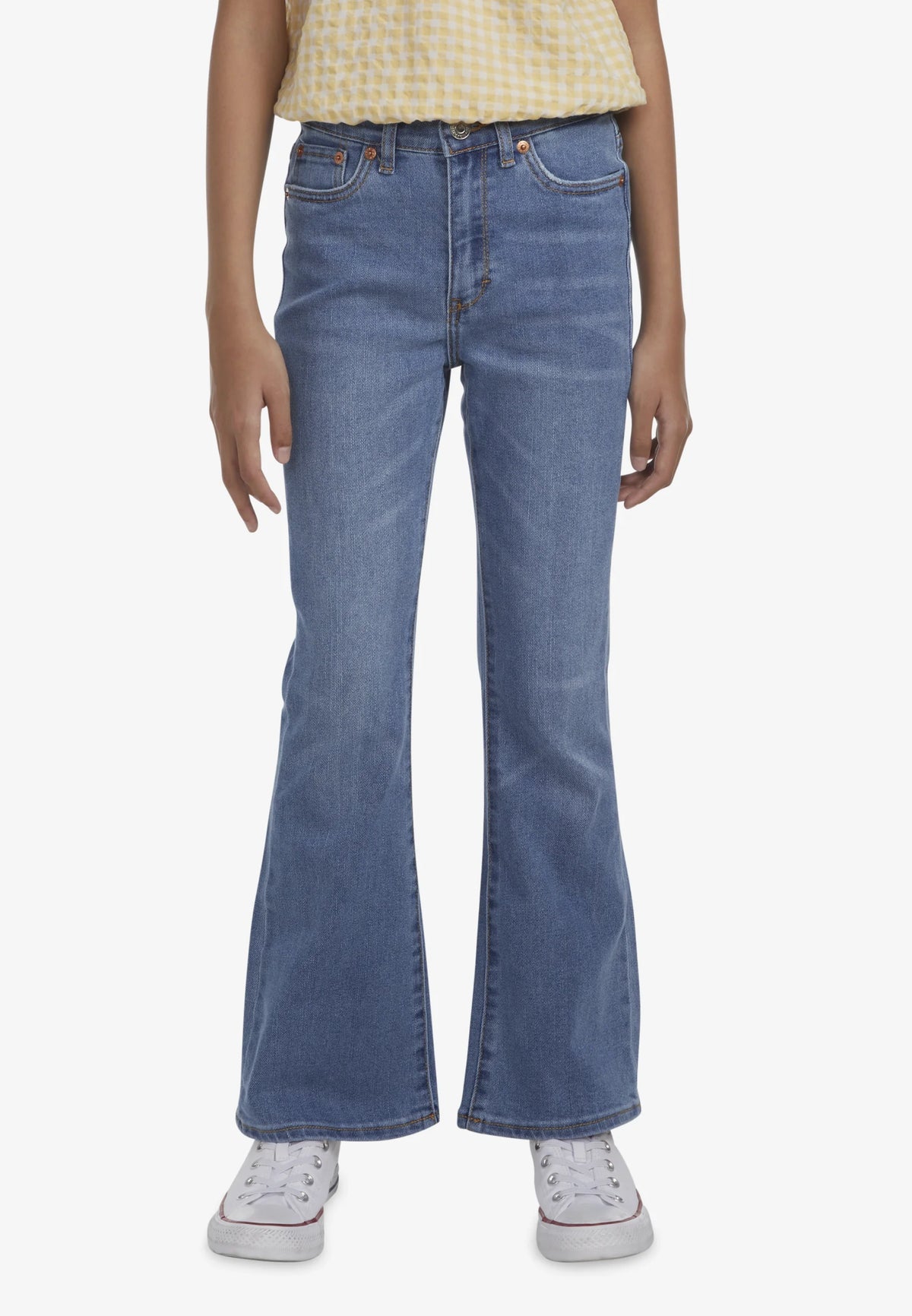 Levi's JEANS BLU DENIM 726 HIGH RISE FLARE A CINQUE TASCHE Bambine e ragazze 4EG970-MAQ.DENIM_