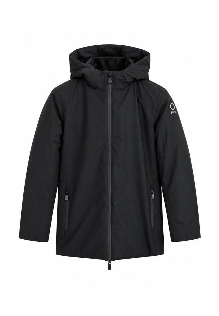 SUNS GIUBBOTTO NERO LUNGO Bambini e ragazzi GBS7303U.NE_