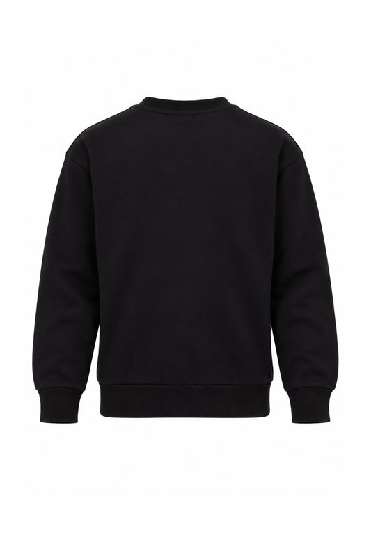 Diesel FELPA NERA GIROCOLLO CON LOGO GRAFFITI Bambini e ragazzi SCRAPOVER.NE_