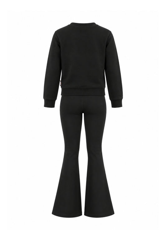 JUST CAVALLI completo nero con felpa e leggings Bambine e ragazze jga26174fe.ne_