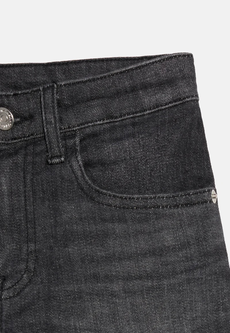 CALVIN KLEIN JEANS denim nero cinque tasche Bambini e ragazzi LVCKTJC19B1BY.NE_