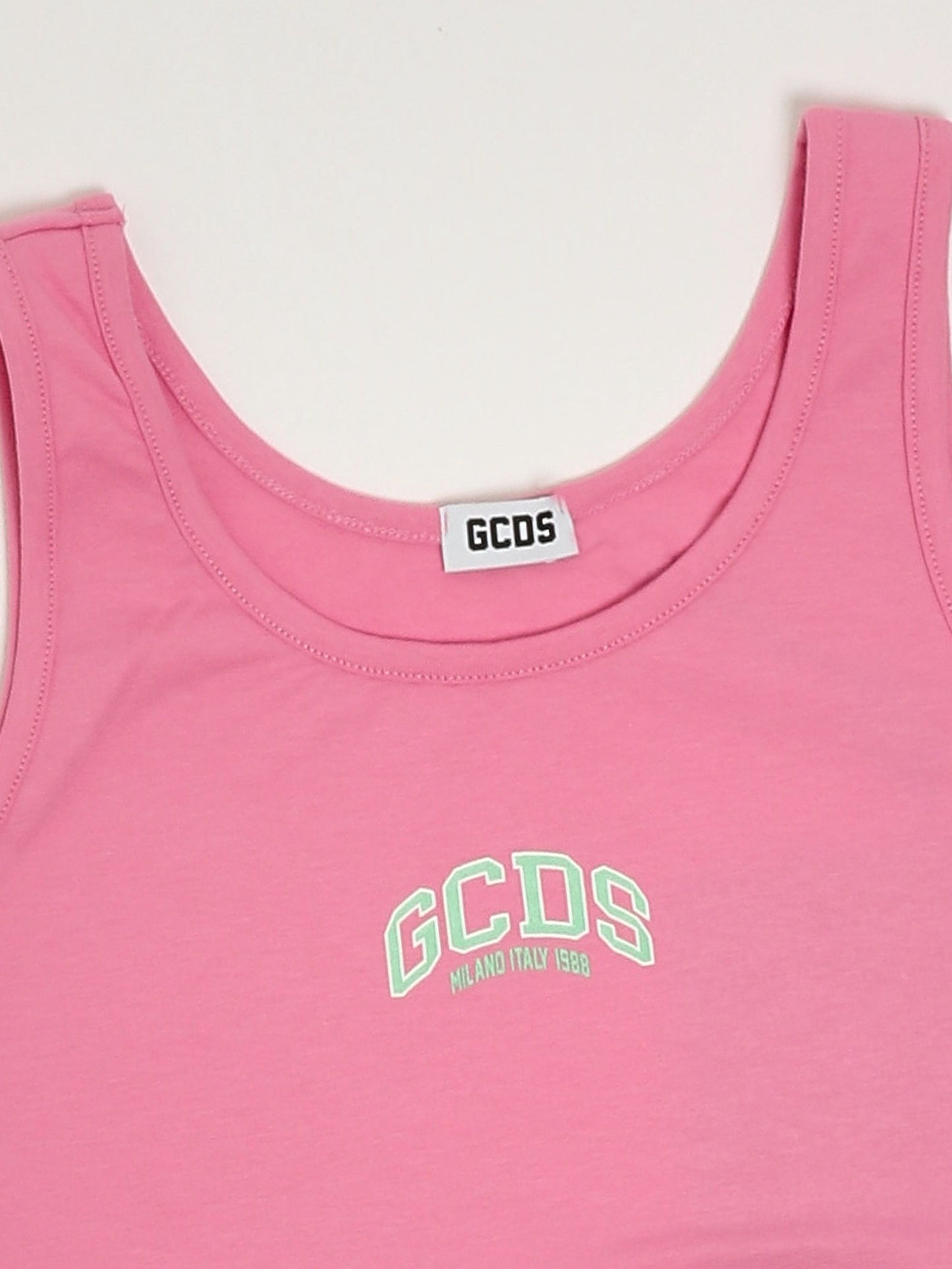 GCDS Top bambina in cotone stretch