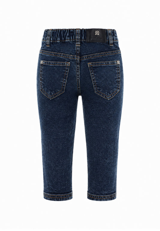 John Richmond JEANS A SIGARETTA SLIM DENIM BLU Bambini e ragazzi ria26012je.denim_