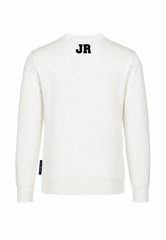 John Richmond maglione panna con scritta centrale Bambini e ragazzi rba26074ma.panna_