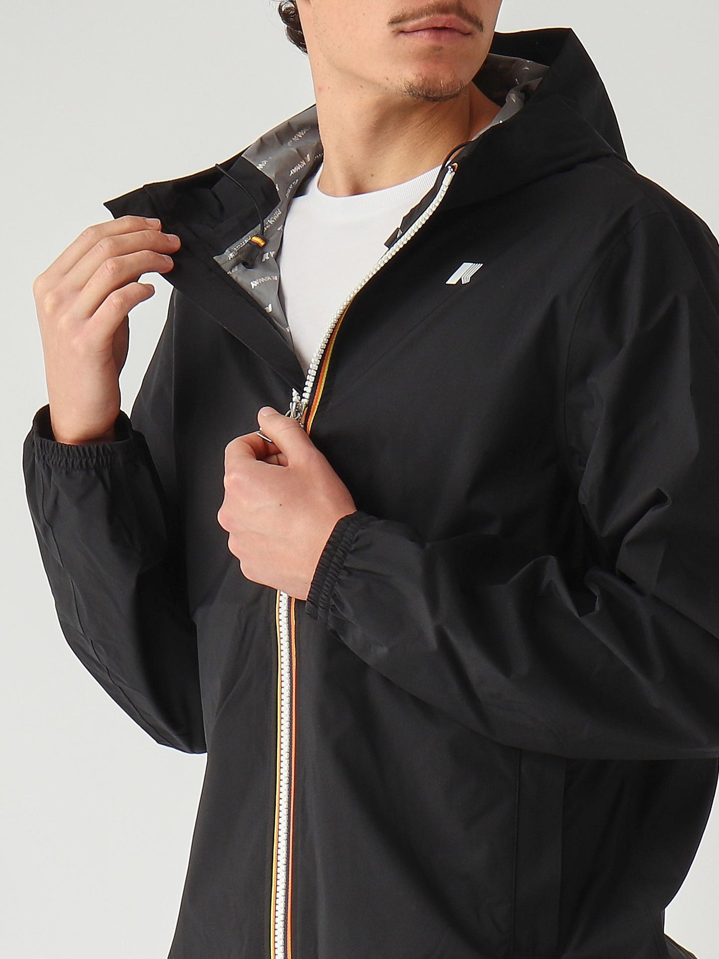 K-Way Giacca uomo Jack Stretch Dot in tessuto tecnico elasticizzato