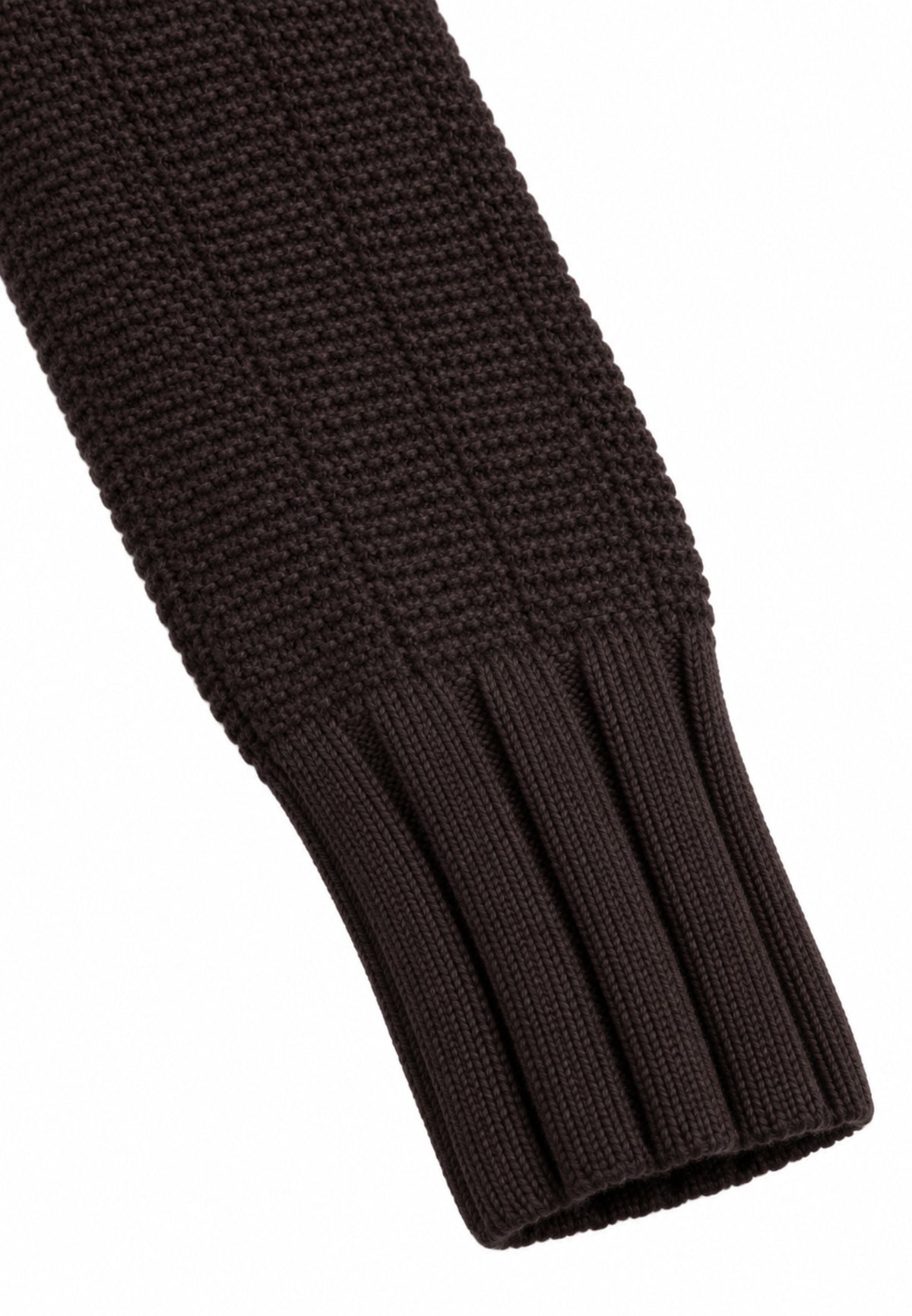 Kocca maglia MARRONE ATTILLATA CON TRECCIA Bambine e ragazze aurasim.marro_