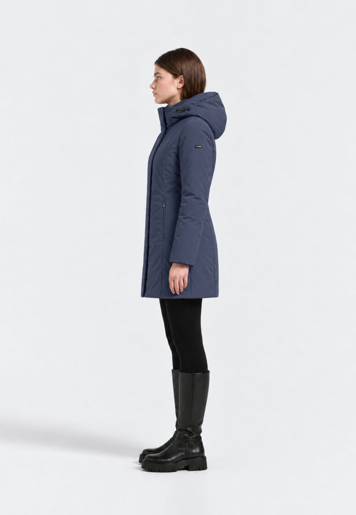 REFRIGIWEAR GIUBBOTTO BLU lungo sagomato Donna LADY TECH/1 JACKET.BLU_
