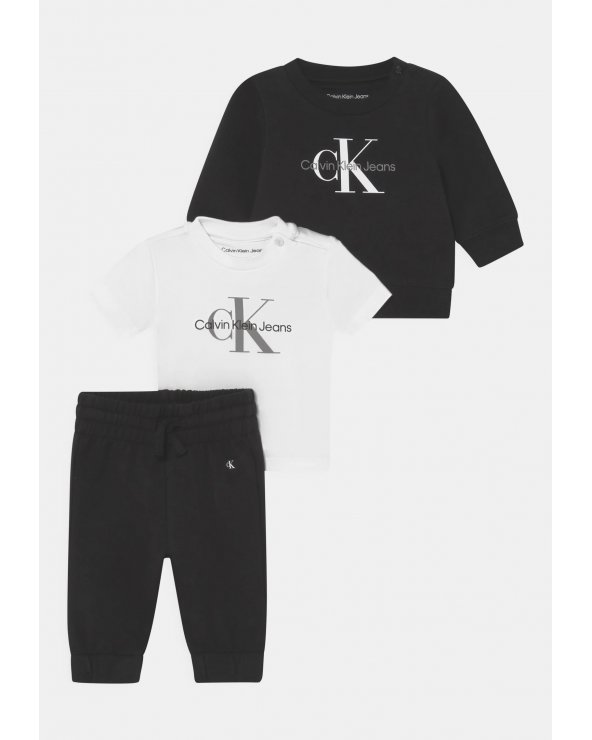 Calvin Klein Jeans neonato MONOGRAM STARTER GIFTPACK UNISEX SET - Felpa nero