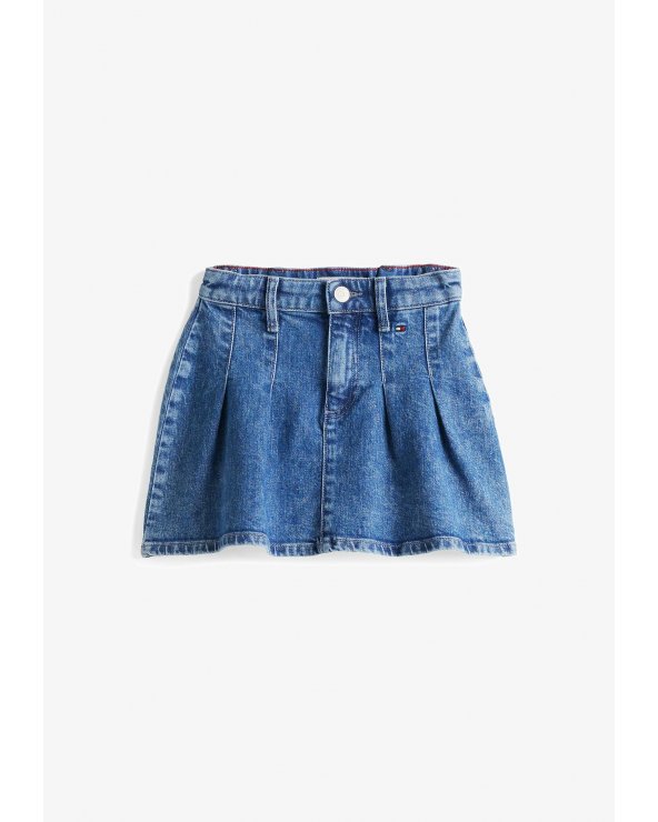 Gonna denim blu Tommy Hilfiger bambina ragazza primavera estate