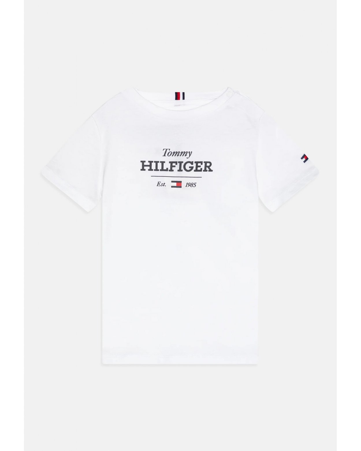T-shirt Tommy Hilfiger Bianca Maniche Corte Bambino