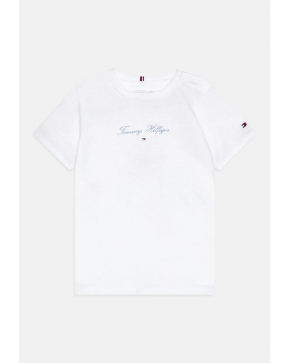 T-Shirt Bianca Bambina Tommy Hilfiger 3-16 Anni