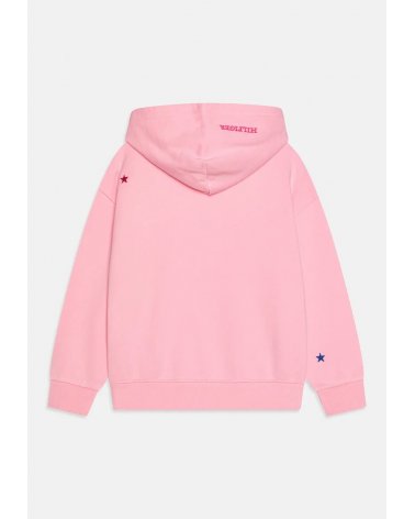 Felpa Rosa Bambina Tommy Hilfiger con Cappuccio 3-16 Anni