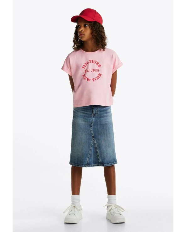 Tshirt corta rosa Tommy Hilfiger bambina ragazza estate