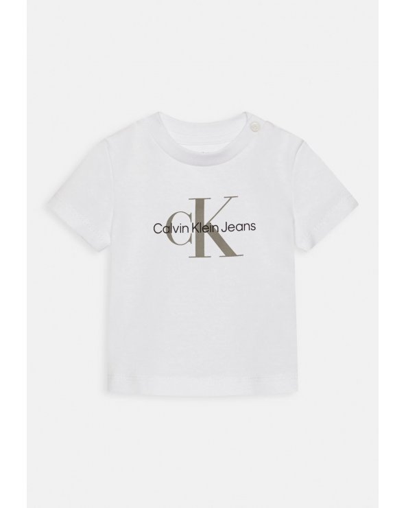 T-shirt Calvin Klein Bianca Neonato 6-24 Mesi