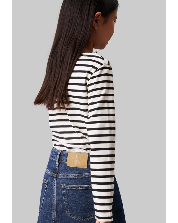 Gonna denim blu Calvin Klein corta bambina