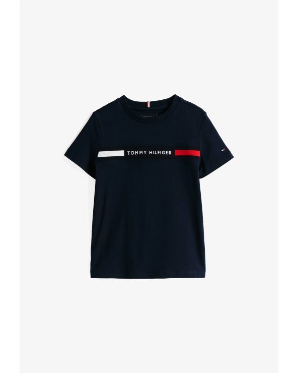 TOMMY HILFIGER T-shirt Blu Bambini e Ragazzi Primavera Estate