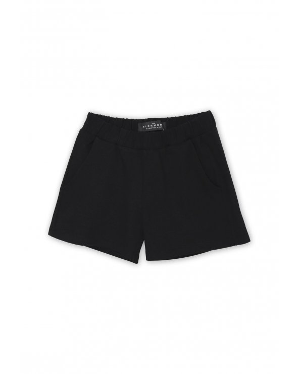 Completo polo bianco e shorts neri John Richmond bambina 2-16 anni