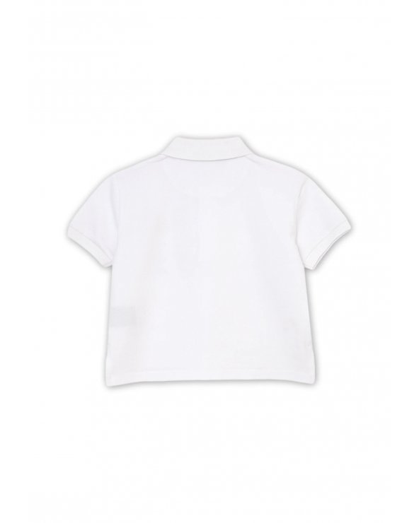 Completo polo bianco e shorts neri John Richmond bambina 2-16 anni