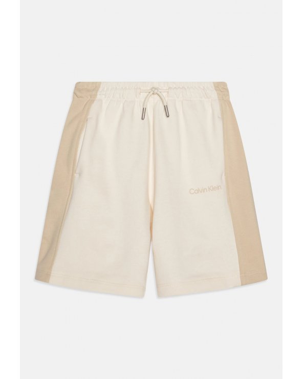 Shorts beige Calvin Klein bambino ragazzi primavera-estate 2025