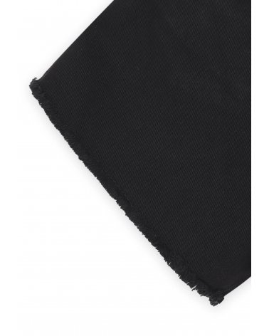 Shorts di jeans neri John Richmond con decorazion