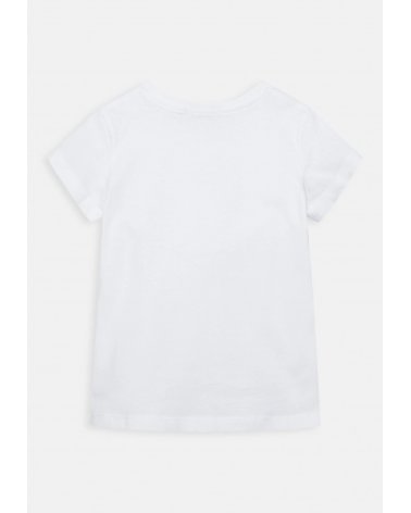 Tshirt bianca Calvin Klein bambina slim fit