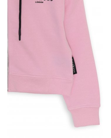Felpa rosa con cappuccio bambina John Richmond