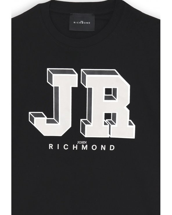 John Richmond Maglietta Nera JR Bambino