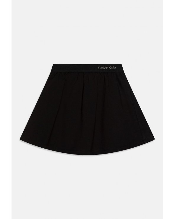 Calvin Klein Gonna Bambina Nera in Jersey Primavera Estate 25