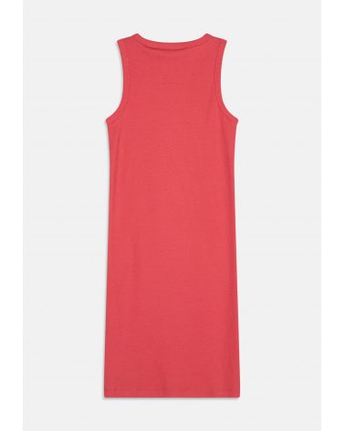Abito smanicato Calvin Klein Jeans rosa per bambina