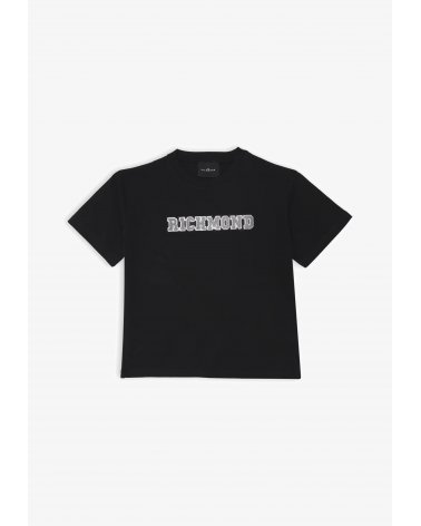 John Richmond - Maglia a maniche corte nera bambino