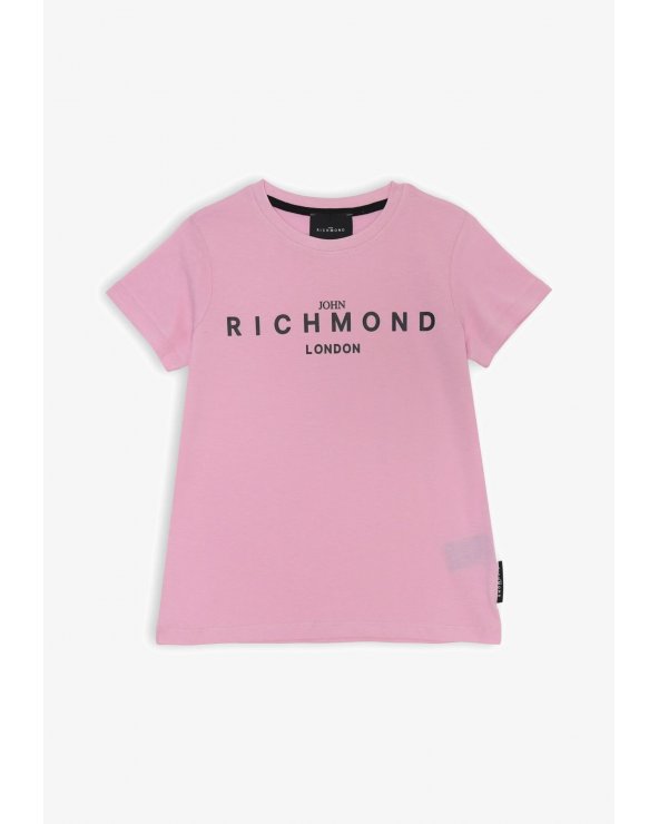John Richmond T-shirt Rosa Bambina e Ragazza