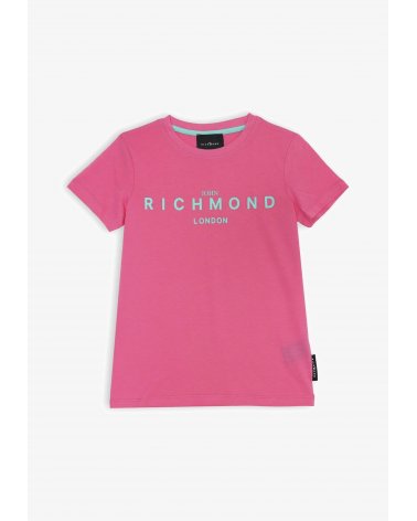 John Richmond T-shirt Rosa Bambina - Stampa Logo