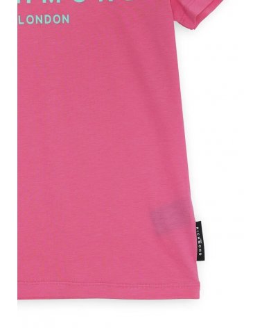 John Richmond T-shirt Rosa Bambina - Stampa Logo