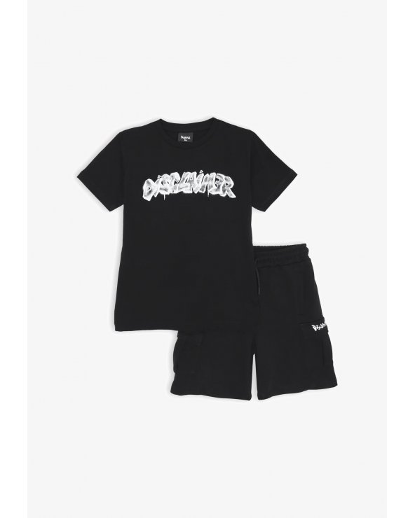 Disclaimer completo nero bambino primavera-estate 2025