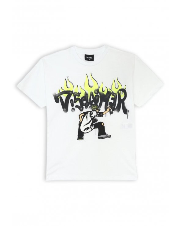 Completo Disclaimer bambino ragazzo - T-shirt e bermuda graffiti