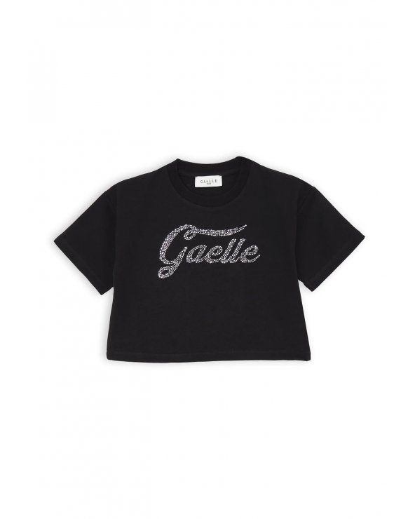 Gaelle Paris - Completo felpa e pantalone nero bambina ragazza