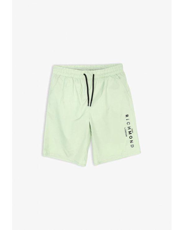 John Richmond costume verde bambino con logo laterale