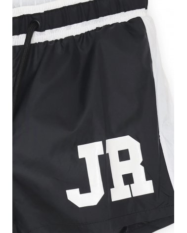 John Richmond costume bambino nero bianco con logo JR